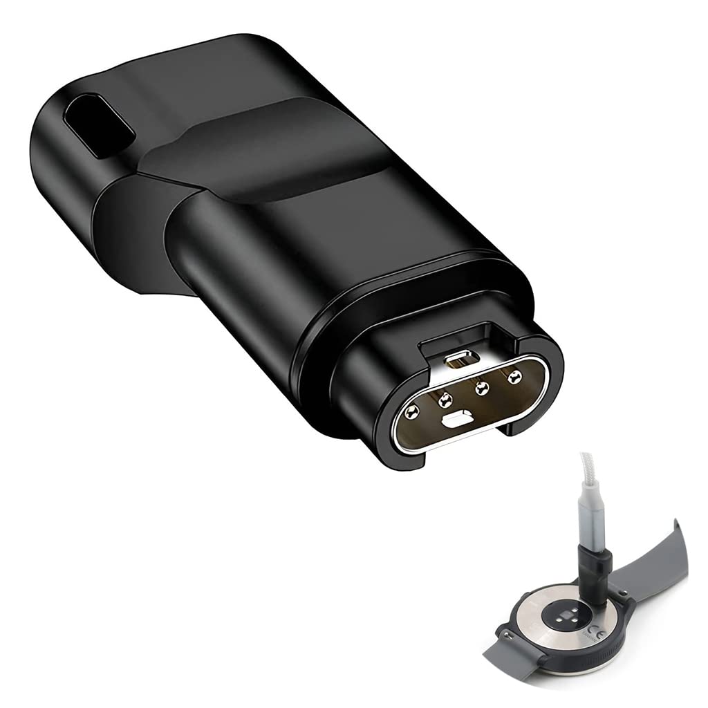 ZORBES TYPE-C to Garmin Smart Watches Charging Adapter,Compatible with Garmin Fenix6/6S/6X/5X/Venu,Charging Adapter for Garmin Fenix Series ZORBES TYPE-C to Garmin Smart Watches Charging Adapter,Compatible with Garmin Fenix6/6S/6X/5X/Venu,Charging Adapter for Garmin Fenix Series
